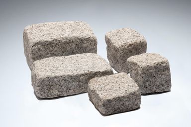 Shop for Light Grey Tumbled Granite Setts Granite Setts