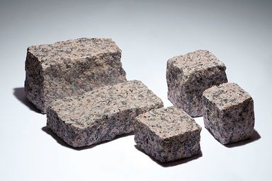 Shop for Rose Natural Split Granite Setts Granite Setts